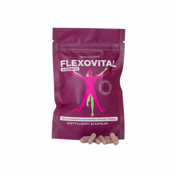 Flexovital+Beetroot 180 kapsler 2 måneder